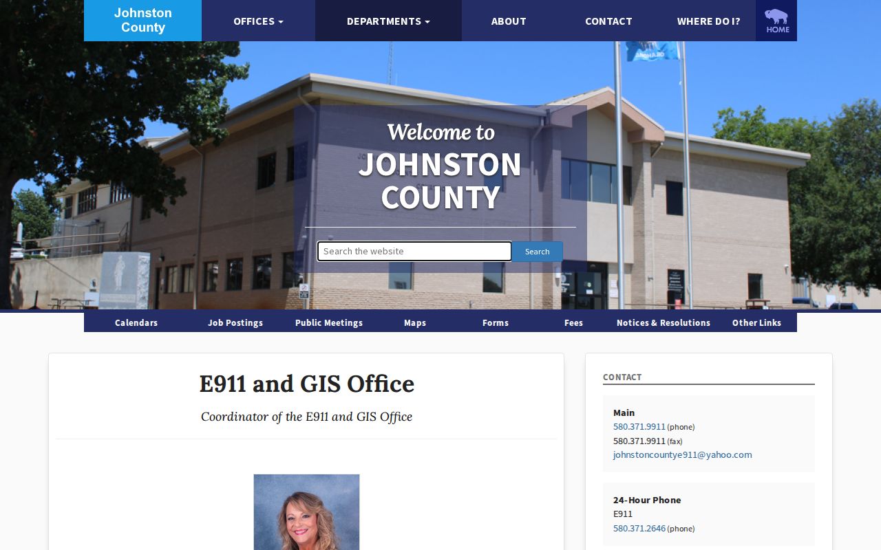 Johnston County shared public-safety address source